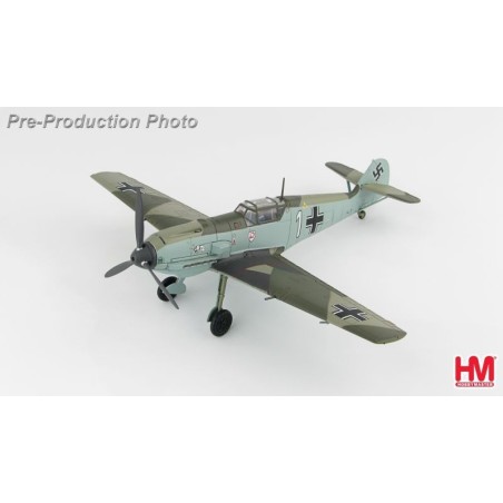 Hobby Master 1:48 HA8705 Messerschmitt Bf 109E, Luftwaffe 1./JG 2 Richthofen, White 1, Otto Bertram, Battle of France, May 1940