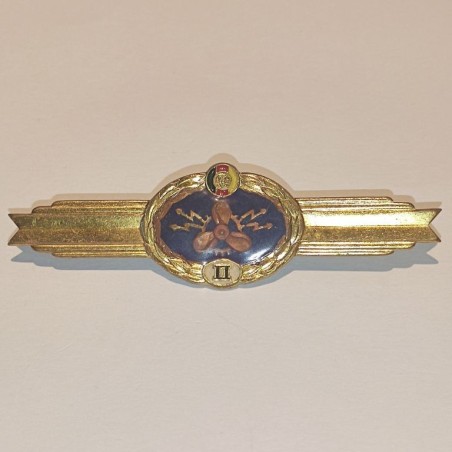 GDR EAST GERMAN BADGE ARMY. NAVAL MACHINERY PERSONNEL QUALIFICATION, 2nd. class (DDRB-10)