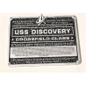 Rèplica de la Placa del Casc de la USS Discovery. Star Trek Eaglemoss Col·lecció Oficial de Naus. EDICIÓ ESPECIAL 3
