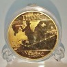 COMMEMORATIVE TOKEN IN MEMORY OF R.M.S. TITANIC VOYAGE (GOLD). SOUVENIR COLLECTION