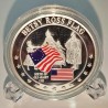 COMMEMORATIVE TOKEN BETSY ROSS FLAG. BIRTH OF OLD GLORY (1777) (SILVER). SOUVENIR COLLECTION