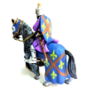 PORTUGUESE KNIGHT, 14 th. CENTURY. SCALE 1:32, ALTAYA FRONTLINE MEDIEVAL MOUNTED KNIGHTS OF THE MIDDLE AGES