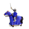 FRENCH KNIGHT PHILIPPE II LE HARDI, 14th. CENTURY ALTAYA FRONTLINE 1:32 MEDIEVAL MOUNTED KNIGHTS OF THE MIDDLE AGES