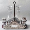 HIOR 1st LAW SILVER AND CRYSTAL SET. MID 20th CENTURY. VINTAGE CRYSTAL & CERAMICS COLLECTION (VYC-06)