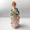 WOMAN OF THE VICTORIAN ERA CERAMIC STATUE. MID 20th CENTURY. VINTAGE CRYSTAL & CERAMICS COLLECTION (VYC-28)