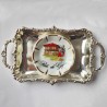 SMALL GIJÓN COMMEMORATIVE TRAY. MID 20th CENTURY. VINTAGE CRYSTAL & CERAMICS COLLECTION (VYC-33)