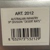 ORYON COLLECTION HISTORY WWII. INFANTERÍA AUSTRALIANA DIVISIÓN 9 "DESERT RATS". 1:35 SCALE (54mm) ART. 2012
