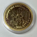 COMMEMORATIVE TOKEN CENTENARY OF THE GREAT WAR (1914-2014). THE EUROPE OF 28 (GOLD). SOUVENIR COLLECTION