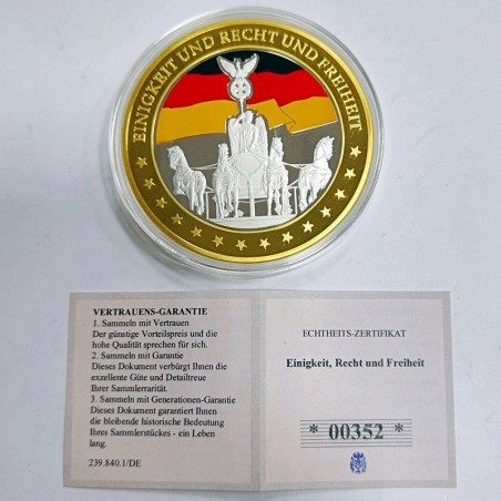 COMMEMORATIVE TOKEN UNITY, JUSTICE AND FREEDOM. GERMANY. SOUVENIR COLLECTION