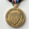ARMED FORCES EXPEDITIONARY MEDAL OF USA. LUXURY PLASTIC CASE, RIBBON BAR & LAPEL PIN