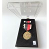 NAVY OCCUPATION SERVICE MEDAL OF USA . LUXURY PLASTIC CASE, PIN and RIBBON BAR
