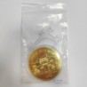 COMMEMORATIVE TOKEN TEMPLE AND CHINESE YEAR OF THE TIGER (1998) (GOLDENED) (90 g). SOUVENIR COLLECTION