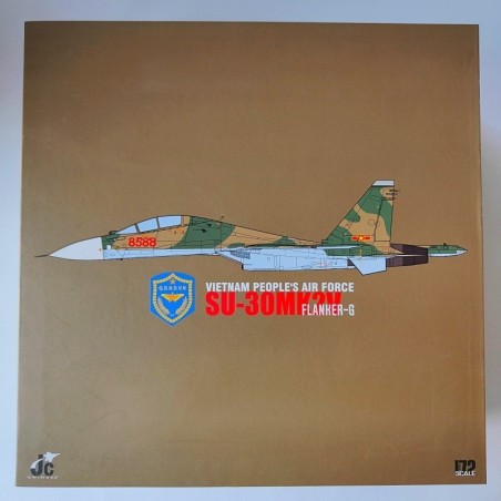 JC Wings 1:72 Military Series JCW-72-SU30-009 Sukhoi Su-30MK2V Flanker-G VPAF 923rd Yeh The Fighter Rgt, Red 8588, Vietnam, 2012