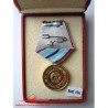 BULGARIAN MEDAL FOR 20 YEARS SERVICE IN ARMED FORCES. 1st CLASS.  NEW COAT.  With case.
