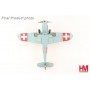 Hobby Master 1:48 Air Power Series HA8757 Messerschmitt Bf 109G Diecast Model Swiss Air Force 7 Fliegerkompanie, J-704, 1944