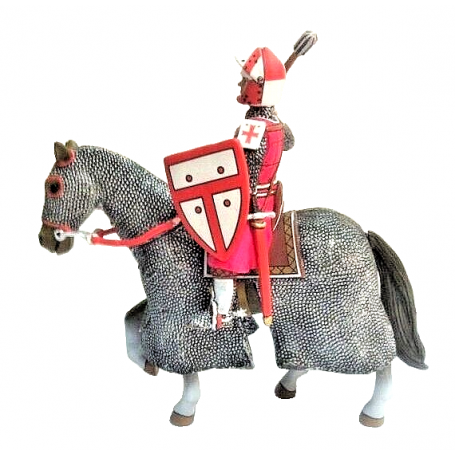 FRENCH CRUSADER 12 th CENTURY SCALE 1:32 ALTAYA MEDIEVAL MOUNTED KNIGHTS OF THE CRUSADES FRONTLINE