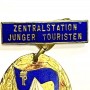 GDR BADGE JP. ZENTRALSTATION JÜNGER TOURISTEN ABZEICHEN (DDR 286)