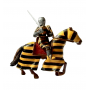 CRUSADER KNIGHT OF THE FALL OF ACRE 13th CENTURY - MEDIEVAL KNIGHTS OF THE CRUSADES COLLECTION - 1:32 ALTAYA FRONTLINE