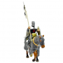 STANDARD BEARER OF TEMPLE ORDER 12th CENTURY - MEDIEVAL KNIGHTS OF THE CRUSADES COLLECTION - 1:32 ALTAYA FRONTLINE