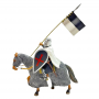 STANDARD BEARER OF TEMPLE ORDER 12th CENTURY - MEDIEVAL KNIGHTS OF THE CRUSADES COLLECTION - 1:32 ALTAYA FRONTLINE
