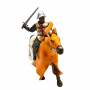 ENGLISH KNIGHT 13th CENTURY MEDIEVAL MOUNTED KNIGHTS OF THE CRUSADES 1:32 ALTAYA