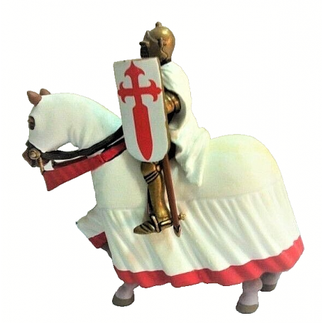 Knight of the Order of Santiago, 15th. century. ALTAYA FRONTLINE 1:32 MEDIEVAL MOUNTED KNIGHTS OF THE MIDDLE AGES
