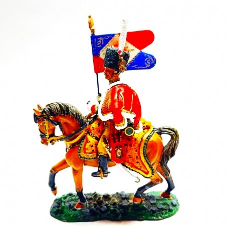 CAVALLERIA GUERRES NAPOLEÒNIQUES. Standard Bearer, French Chasseurs Of The Guard, 1808. SNC121 DEL PRADO