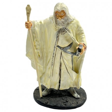 GANDALF THE WHITE AT FANGORN FOREST. LORD OF THE RINGS Issue 1 EAGLEMOSS FIGURES