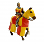 ENGLISH KNIGHT, BARON AUDREY DE VERE, 12th. CENTURY ALTAYA FRONTLINE 1:32 MEDIEVAL MOUNTED KNIGHTS OF THE MIDDLE AGES