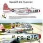 ALTAYA PLANES OF COMBAT 1/72 Republic F-84E Thunderjet USAF, FS-240 526th FBS 86th FBW, Neubiberg AB, Bavaria, 1951 West Germany